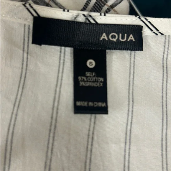 Aqua ruffle sleeve blouse - Picture 9 of 9